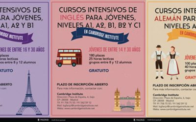 Cambrige Institute impartirá los cursos de verano para jóvenes del Ayuntamiento de Madrid